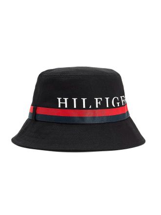 Tommy Hilfiger Mens Prep Bucket Hat (Black, One Size) (Black) One Size
