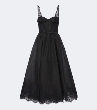 Zimmermann Abito bustier Valiant in lino e seta