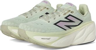 New Balance Womens Fresh Foam X More V5 Running Shoe, Natural Mint/Purple Fuchsia/Black, 5.5 UK