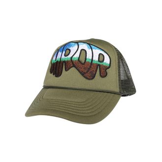Who Decides War by Ev Bravado Verstelbare Baseball Cap van Polyester - Heren - Petten - Groen - ONE Size - Polyester - Accessoires