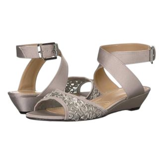 J. Rene&eacute; Womens Belden Wedge Sandal In Silver