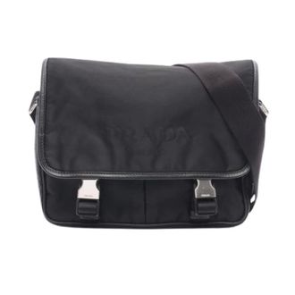 Prada Pre-owned Nylon Cross Body Bag - unisex - Prada Vintage - Vintage Cross Body Bags - Black - ONE SIZE - Pre-owned