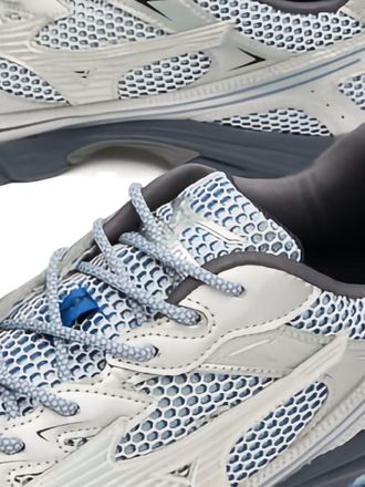 Mizuno Unisex Trainers Sl Mxr Silver Technical Mesh Sneaker