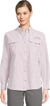 Columbia Bahamatm II Long Sleeve Womens Clothing Lavender Pearl : LG, Nylon
