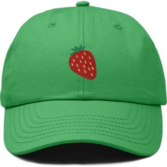 Dalix Strawberry Hat in Kelly Green at Nordstrom