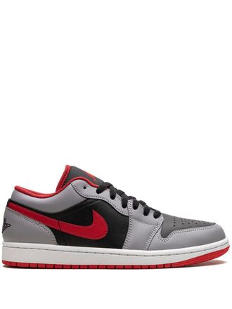 Nike Jordan Air Jordan 1 Low Black/Cement Grey sneakers - Zwart