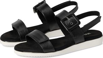Vaneli Elysha Womens Sandals Black Aston : 7.5 N (AA), Leather