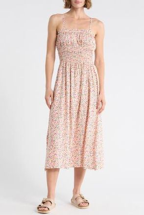 Billabong Riptide Midi Dress in White Cap at Nordstrom Rack, Size X-Small