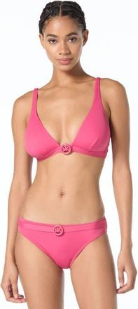 Michael Kors Bubble Logo Bra Top in Bloom at Nordstrom, Size X-Small