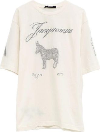 Jacquemus Le &Acirc;ne Donkey-jacquard T-shirt