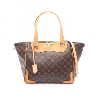 Louis Vuitton Brown Coated Canvas Monogram Pvc Leather Handbag Tote Bag (Pre-Owned)