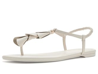 Kate Spade New York Lily Thong Sandals Womens Sandals Cream : 10.5 M, Leather