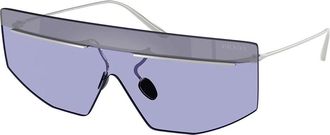 Prada PR B55S 1BC70P 40mm Unisex Shield Sunglasses