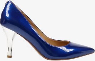 J. Rene&eacute; Womens Kanan Slip On Pumps In Cobalt Blue Patent
