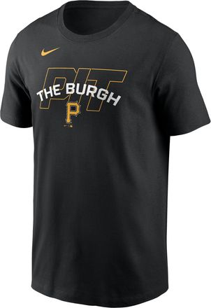 Nike Pittsburgh Pirates Fashion Nike Mens MLB T-Shirt in Black | N19900APTB-19Z