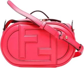 Fendi Pre-owned Cross Body Bags, female, Pink, Size: ONE SIZE Pre-owned Vintage Shoulder Bag