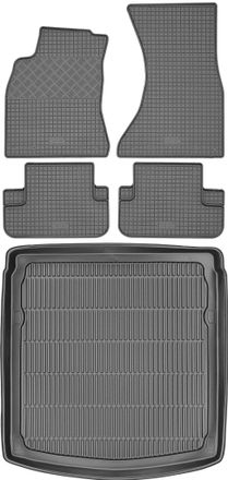 OEM Juego De Alfombrillas De Goma Para Coche Y Maletero Para Audi A4 B8 Sed&aacute;n (2008-2015)