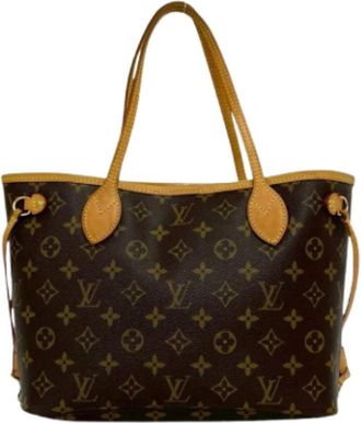 Louis Vuitton Pre-owned Tote Bag - Dames - Vintage Shopper - Bruin - ONE Size - Leer - Vintage