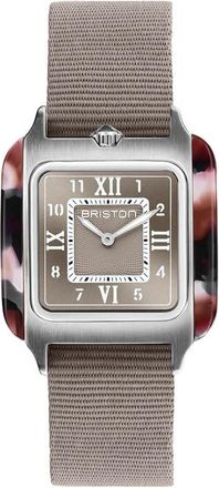 Briston Streamliner Quartz Grey Dial Ladies Watch 262030.SA.UBR.30.NT