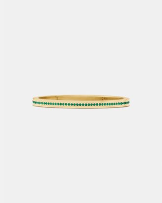 Kate Spade New York Womens Ring It Up Pave Bangle - Gold Cubic Zirconia - One Size