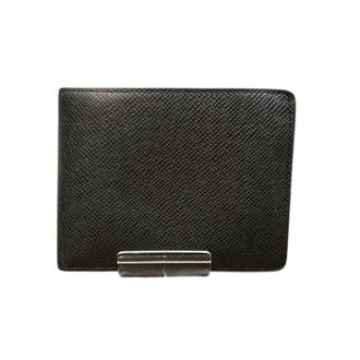 Louis Vuitton Pre-owned Wallets, female, Black, Size: ONE SIZE Pre-owned Portefeuille Florin Taiga Wallet