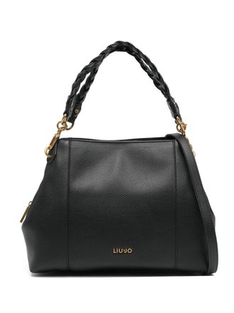 Liu Jo medium 34 braided-handles tote bag - Black