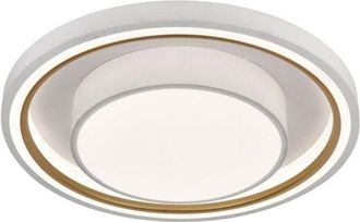 Trade Shop Trade Shop - Luz Del Techo Led 35w Cct 3 Colores De La Comida De La Comida Con La Aplicaci&oacute;n De La Aplicaci&oacute;n Bluetooth Del Control Remoto Pn