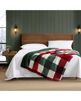 Eddie Bauer Mountain Fall Plaid Throw