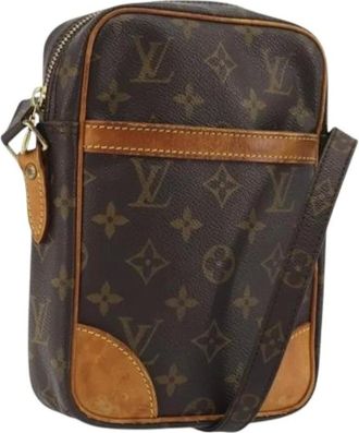 Louis Vuitton Pre-owned Cross Body Bags, female, Brown, Size: ONE SIZE Pre-owned Danube Shoulder Bag