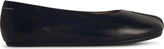 Maison Margiela Black Leather Ballet Flats