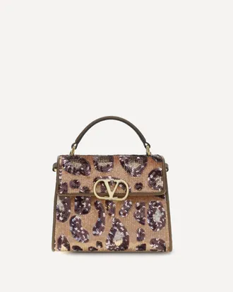Valentino Garavani Borsa a Mano Vsling ricamata animalier Woman UNI