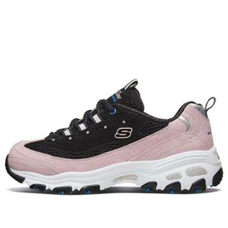 Skechers (WMNS) Skechers Dlites 1.0 Sports Shoes Black/Pink 13171-BKPK