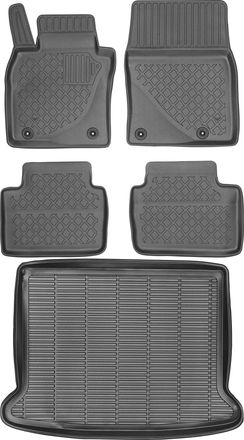 OEM Juego De Alfombrillas Para Mazda Cx-30 Suv Del 2019: Alfombrilla Para Coche + Alfombrilla Para Maletero
