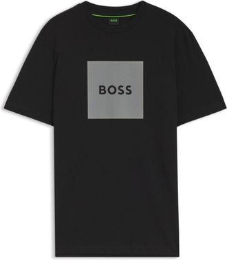 BOSS Logo-print T-shirt in cotton jersey