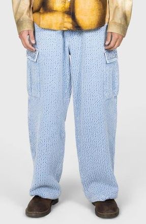 Pleasures Cotton Knit Cargo Pants in Indigo at Nordstrom Rack, Size Small