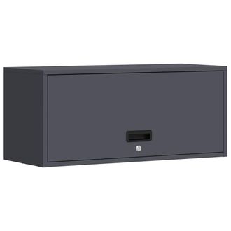 vidaXL Armario De Pared Para El Garaje Antracita 80 X 33 X 35 Cm Vidaxl