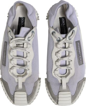 Dolce & Gabbana White Lace Up Low Top NS1 Sneakers Men Mens Shoes (Pre-Owned)