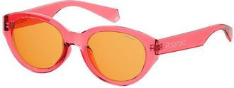 Polaroid PLD 6051/G/S Polarized 35J/HE Womens Sunglasses Red Size 52