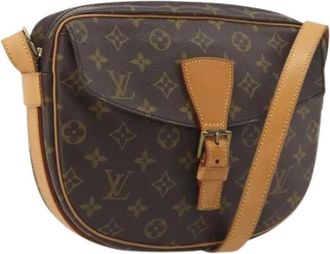 Louis Vuitton Pre-owned Vintage Cross Body Bag - Dames - Vintage Schoudertas - Bruin - ONE Size - Leer - Vintage