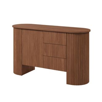 Petits Meubles Aparador de 1 puerta y 3 cajones paneles laminados madera