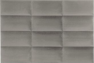 Vente-Unique Cabecero de cama BONTE de Pascal Morabito - 180 cm - Terciopelo - Gris pardo - de Pascal Morabito