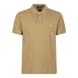 Polo Ralph Lauren Tops, Heren, Bruin, S, Polo shirt met korte mouwen