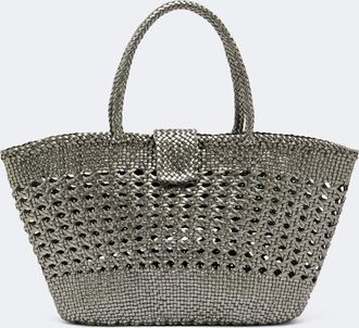 Rixo x Dragon Diffusion Lucine leather tote bag