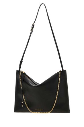 Givenchy Womens Black Leather Voyou Shoulder Bag Borse A Mano