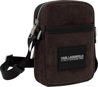 Karl Lagerfeld Heuptas B2M30199 - Heren - Schoudertassen - Bruin - ONE Size - Leer - Tassen