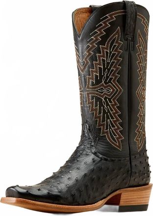 Ariat Mens Futurity Done Right Boots In Black Ostrich