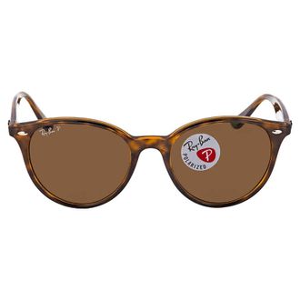 Ray-Ban Polarized Brown Classic B-15 Phantos Unisex Sunglasses RB4305 710/83 53