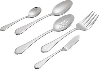 Mikasa Bellamy 45Pc 18/10 Stainless Steel Flatware Set, Service For 8