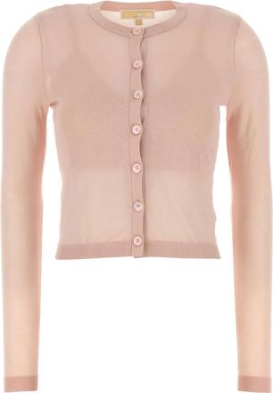 Michael Michael Kors Cardigan semitrasparente - Rosa