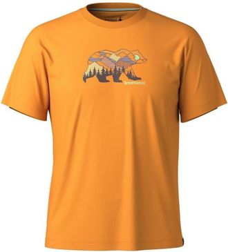 Smartwool Bear View Graphic Tee Merinoshirt für Herren | orange